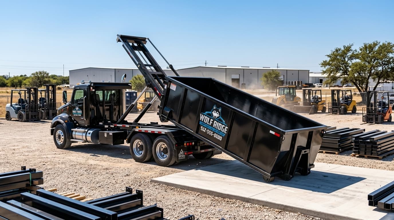 Wolf Ridge Dumpsters Roll-Off Fleet in Dallas-Fort Worth